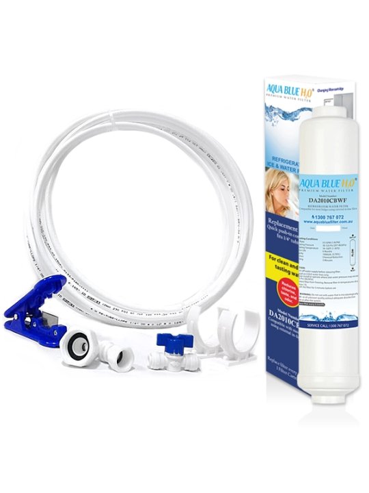 1x DA29-10105J / WSF-100 Samsung Water Filter COMPATIBLE plus Tube Hose (5m 1/4") kit SET